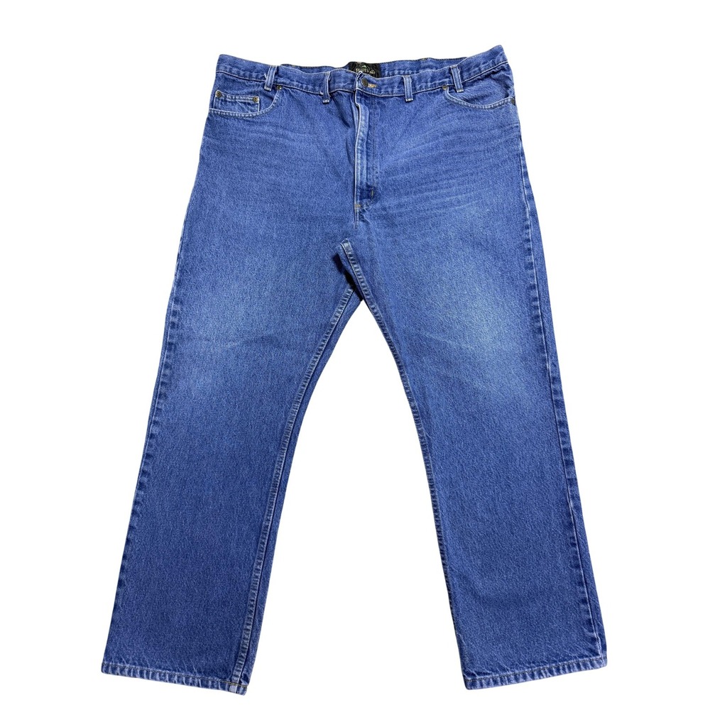 RedHead Jeans Mens 46x30‎ Blue Denim Classic Fit 5 Pocket Straight Leg Zip Fly